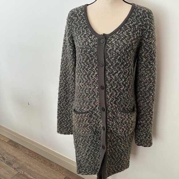 Sandwich,  sweater dress/cardigan size medium knit button front - Picture 1 of 6